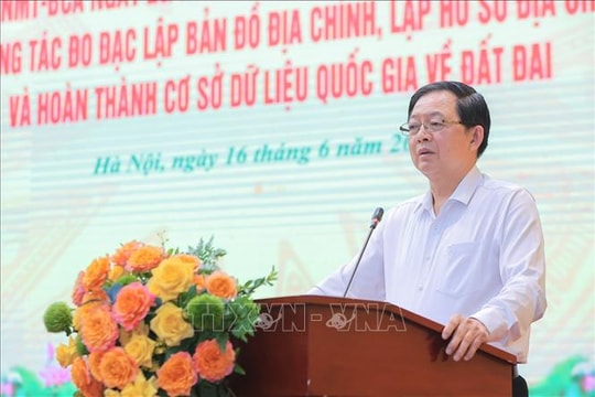Phó Thủ tướng Hồ Quốc Dũng: Phấn đấu hoàn thành cơ sở dữ liệu quốc gia về đất đai trong năm 2026