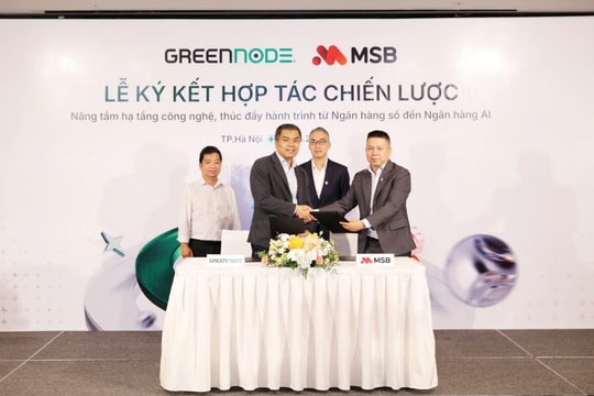 GreenNode và MSB mở rộng hợp tác chiến lược, thúc đẩy hành trình từ ngân hàng số đến ngân hàng AI