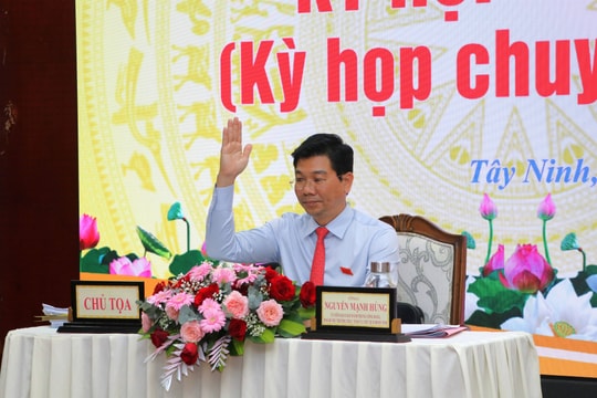Tây Ninh: Thông qua Nghị quyết tán thành chủ trương thành lập 9 phường mới