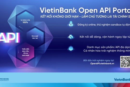VietinBank Open API Portal phiên bản mới: Đón đầu xu hướng tài chính số thông minh