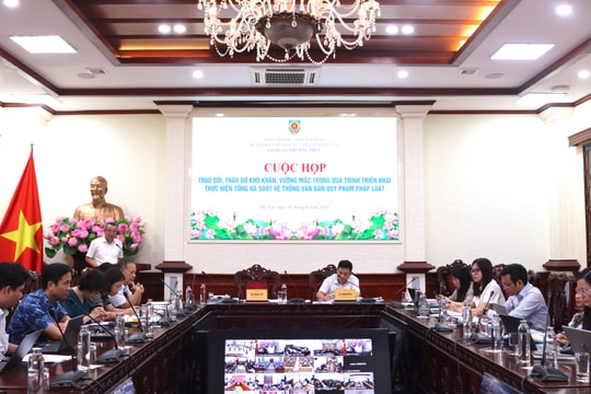 Nhiều cơ quan hoàn tất rà soát văn bản với số lượng lớn