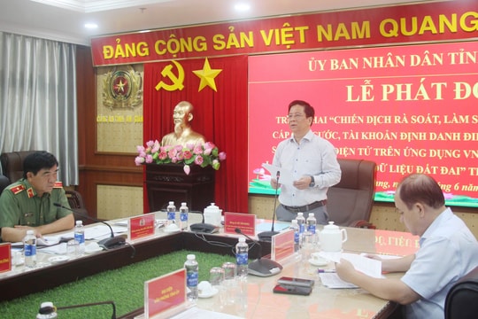 An Giang triển khai chiến dịch rà soát, làm sạch, xây dựng dữ liệu