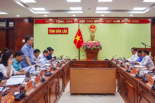 Đoàn khảo sát của Ủy ban Văn hóa và Xã hội làm việc với UBND tỉnh Đắk Lắk