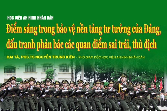 Học viện An ninh nhân dân: Điểm sáng trong bảo vệ nền tảng tư tưởng của Đảng, đấu tranh phản bác các quan điểm sai trái, thù địch