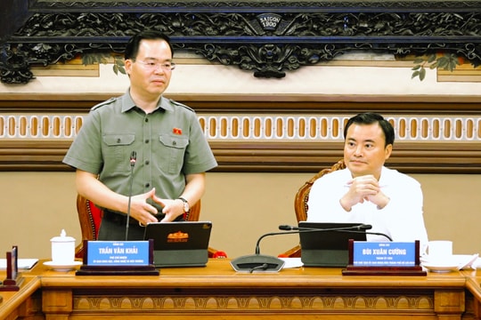Ủy ban Khoa học, Công nghệ và Môi trường làm việc với TP. Hồ Chí Minh: Đột phá thể chế để mở rộng không gian ngầm