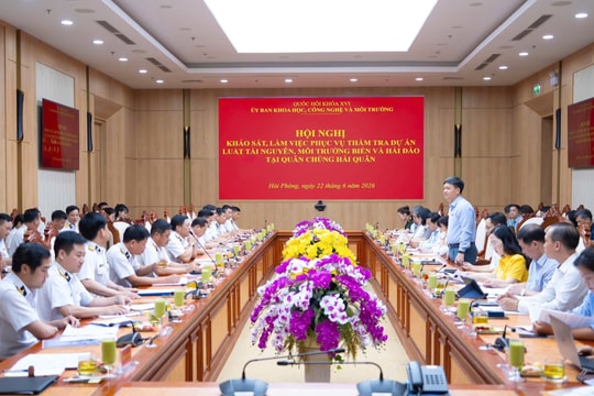 Cần cơ chế phối hợp liên ngành trong quản lý tài nguyên, môi trường biển