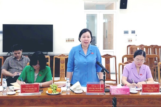 Đoàn khảo sát của Ủy ban Văn hóa và Xã hội làm việc với Sở Nội vụ Thanh Hóa