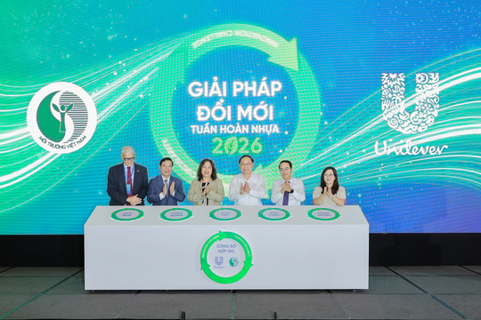 Unilever Việt Nam thúc đẩy các giải pháp đổi mới trong kinh tế tuần hoàn nhựa