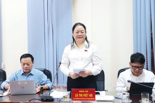 Đoàn khảo sát của Ủy ban Văn hoá và Xã hội làm việc với Sở Y tế tỉnh Thanh Hoá