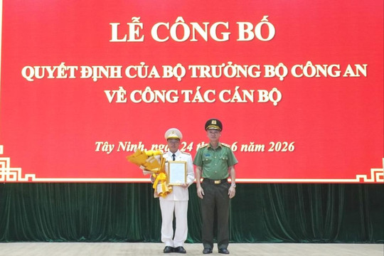 Đại tá Phạm Thanh Tùng giữ chức Phó Giám đốc Công an tỉnh Tây Ninh