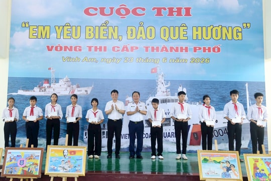 Bộ Tư lệnh Vùng Cảnh sát biển 1 tổ chức cuộc thi "Em yêu biển, đảo quê hương"