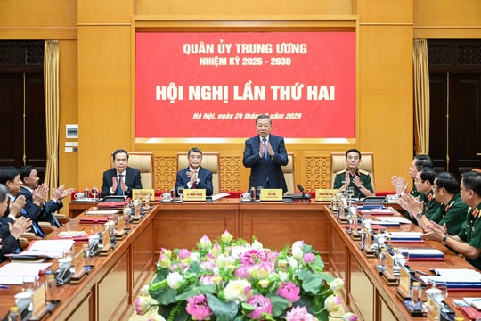 Tổng Bí thư, Chủ tịch nước Tô Lâm chủ trì Hội nghị Quân ủy Trung ương