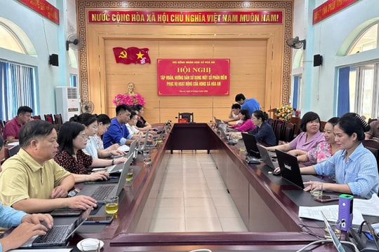 Cao Bằng: Xã Hòa An tập huấn, hướng dẫn sử dụng một số phần mềm phục vụ hoạt động của HĐND xã