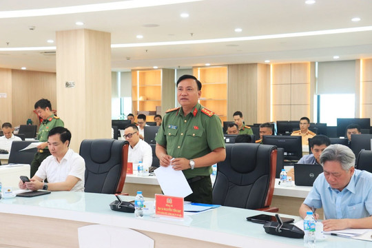 Công an Hà Nội rà soát tiến độ triển khai hệ thống camera AI