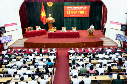 Kỳ họp thứ 5 HĐND tỉnh Hà Tĩnh khóa XIX: Phải chuyển hóa được các cơ hội thành nguồn lực thực tế và kết quả phát triển cụ thể