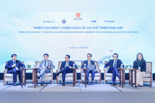 Xây dựng lộ trình phát triển nhiên liệu hàng không bền vững