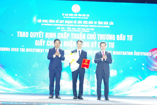 Nhà đầu tư đặt niềm tin vào tầm nhìn quy hoạch giai đoạn mới của tỉnh Đắk Lắk