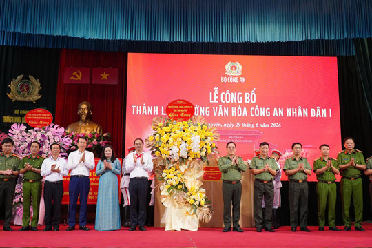 Thành lập Trường Văn hoá Công an nhân dân I tại Thái Nguyên: Mô hình giáo dục đặc thù tiêu biểu