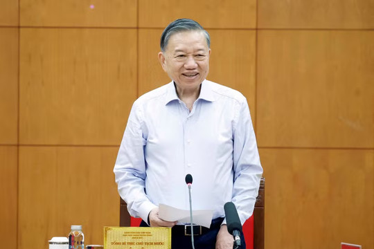 Tổng Bí thư, Chủ tịch nước Tô Lâm: Tạo nền căn bản để chuyển từ ứng phó thiên tai sang quản trị rủi ro thiên tai