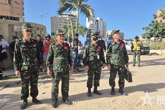 Vietnamese team surveys hardest-hit area in Venezuela earthquakes