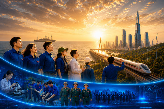 Thanh niên Việt Nam - Khát vọng cống hiến, trách nhiệm trong kỷ nguyên mới: Bài cuối: Nguồn cảm hứng bất tận gánh vác sứ mệnh xây dựng đất nước phồn vinh