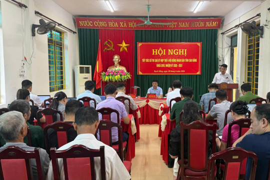 Cao Bằng: Cử tri kiến nghị xử lý hạ tầng, ngập úng và an toàn giao thông