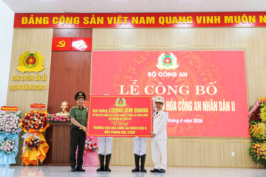 Thành lập Trường Văn hóa Công an nhân dân II tại Đắk Lắk: Bước đi chiến lược trong đào tạo nhân lực