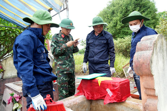 Vượt nắng thắng mưa, quyết tâm tìm lại tên cho những người con ưu tú của Tổ quốc