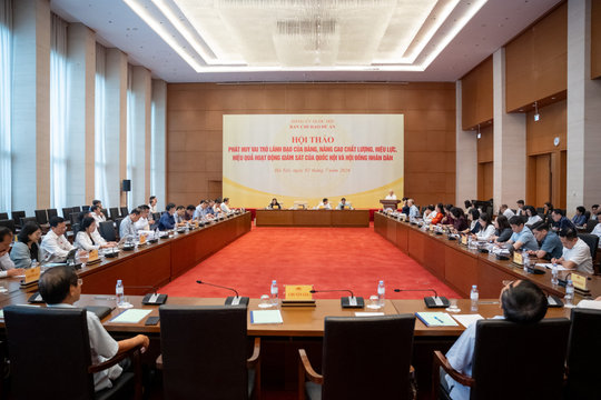 Tăng cường vai trò lãnh đạo của Đảng đối với hoạt động giám sát