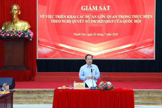 Rà soát tổng thể, thúc đẩy triển khai hiệu quả các dự án lớn của Thủ đô