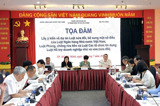 Lấy ý kiến Dự án luật sửa đổi, bổ sung lĩnh vực tài chính, phòng chống rửa tiền, hỗ trợ doanh nghiệp nhỏ và vừa