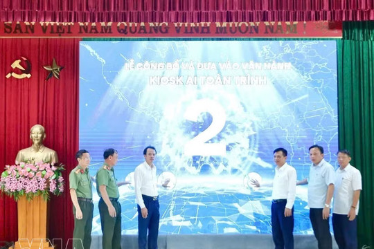Thanh Hoa introduces AI kiosk to streamline public administrative procedures