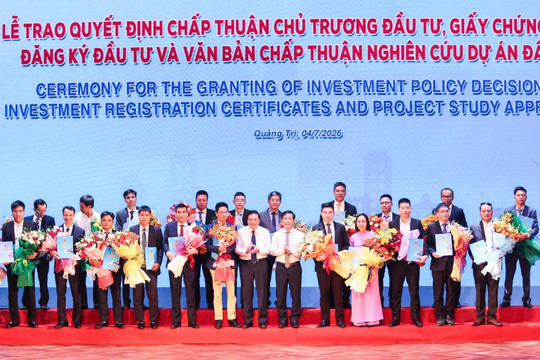 Quảng Trị: Công bố quyết định phê duyệt điều chỉnh quy hoạch tỉnh