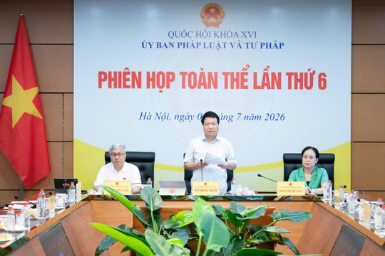 Ủy ban Pháp luật và Tư pháp họp Phiên toàn thể lần thứ 6
