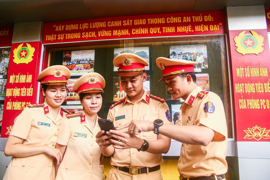 Hơn 1.300 CSGT Thủ đô vào “Phòng thi” đặc biệt trên không gian số