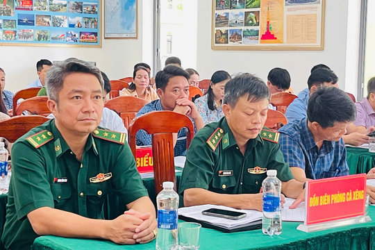 Hội nghị tuyên truyền, quán triệt, triển khai các văn bản mới của Bộ Quốc phòng và Bộ Tư lệnh Bộ đội Biên phòng tại Đồn Biên phòng Cà Xèng