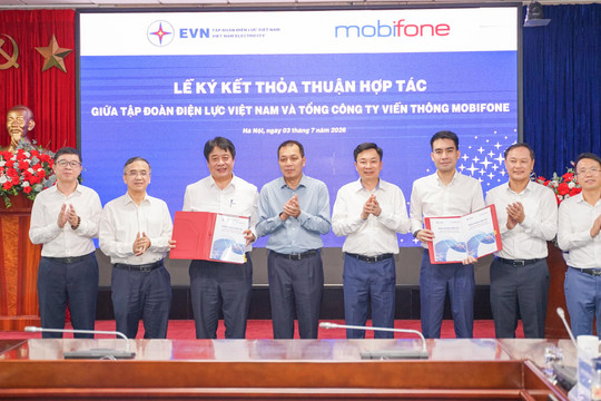 EVN và MobiFone đồng hành chuyển đổi số toàn diện