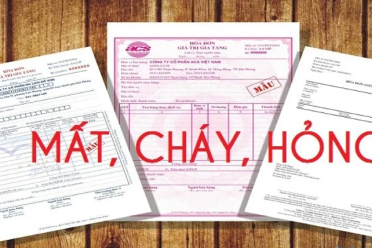 Cách xử lý khi mất, cháy, hỏng hóa đơn đặt in đã mua của cơ quan thuế