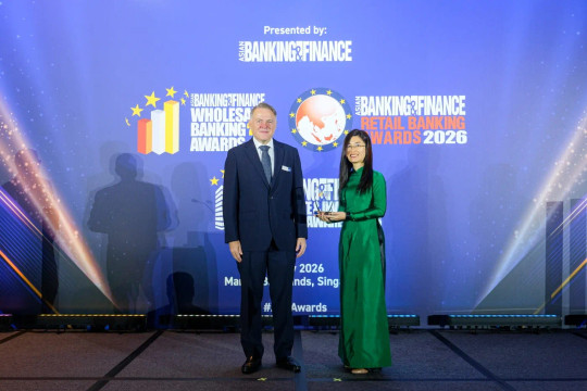 Vietcombank nhận hai giải thưởng quản lý rủi ro tại Asian Banking & Finance Awards