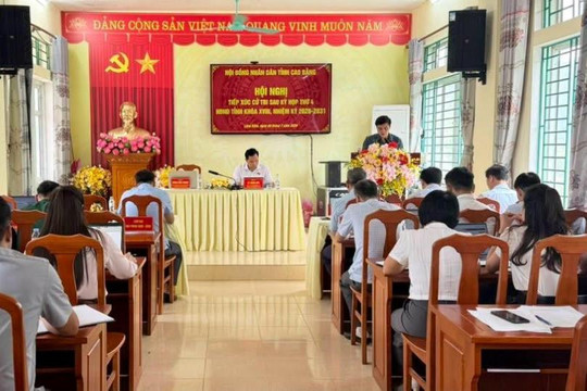Cao Bằng: Cử tri xã Lũng Nặm kiến nghị đẩy nhanh tiến độ xây dựng trường nội trú liên cấp