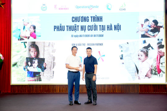 70 trẻ phẫu thuật miễn phí trong đợt đầu Nụ cười hạnh phúc 2026