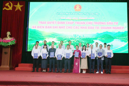 Thái Nguyên tiếp tục duy trì tốc độ tăng trưởng cao, nằm trong nhóm 9 địa phương có mức tăng trưởng kinh tế hai con số