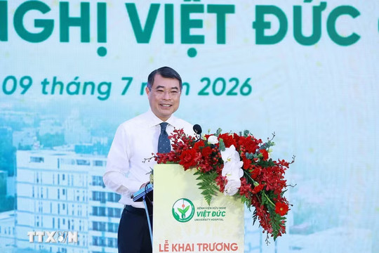 Thủ tướng Lê Minh Hưng dự khai trương Bệnh viện Hữu nghị Việt Đức cơ sở Ninh Bình