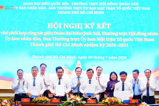 TP. Hồ Chí Minh: Đoàn ĐBQH, HĐND, UBND và MTTQ thành phố siết chặt cơ chế phối hợp, tăng phản biện chính sách
