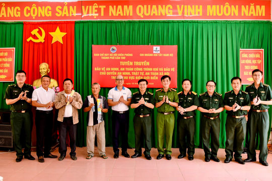 TP. Cần Thơ: Tuyên truyền bảo vệ an ninh, trật tự khu vực biên giới biển