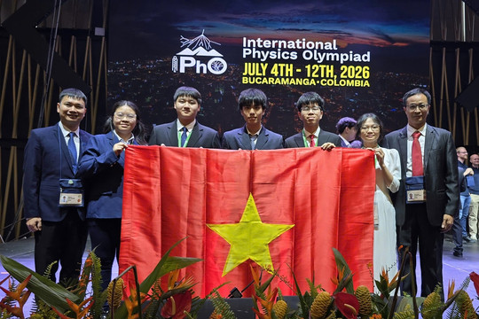 Việt Nam đoạt 4 Huy chương Vàng, 1 Huy chương Bạc tại Kỳ thi Olympic Vật lí quốc tế năm 2026