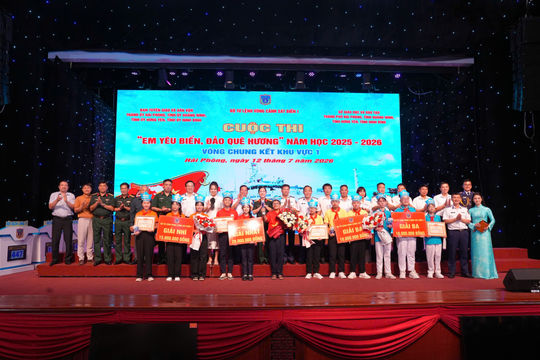 Chung kết khu vực 1 Cuộc thi “Em yêu biển, đảo quê hương” tại thành phố Hải Phòng