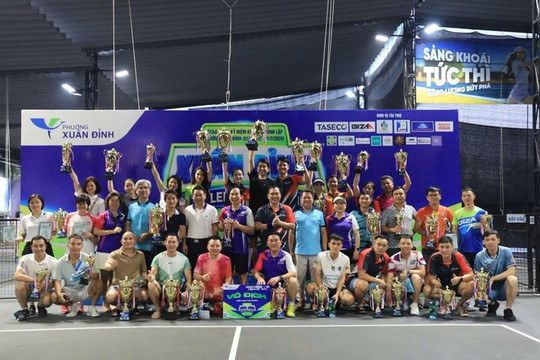 100 vận động viên tham gia giải Pickleball Phường Xuân Đỉnh