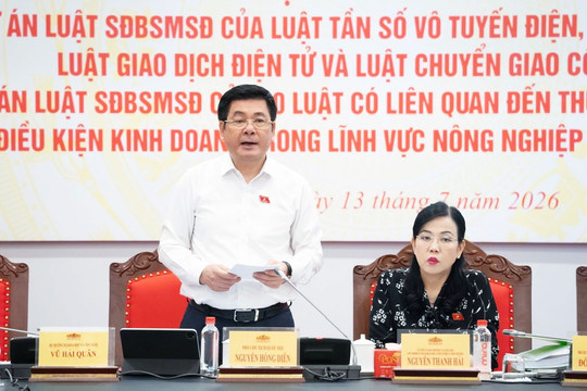 Quán triệt nguyên tắc: đúng phạm vi, đúng mục tiêu, đúng tính chất của “một luật sửa nhiều luật”