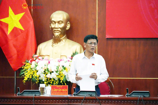 Hội đồng Dân tộc làm việc với UBND tỉnh Cà Mau
